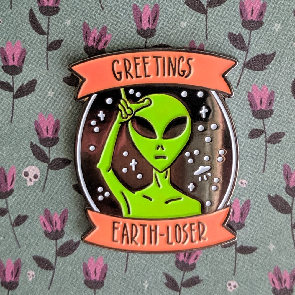 Alien Pin 👽 Earth Loser
